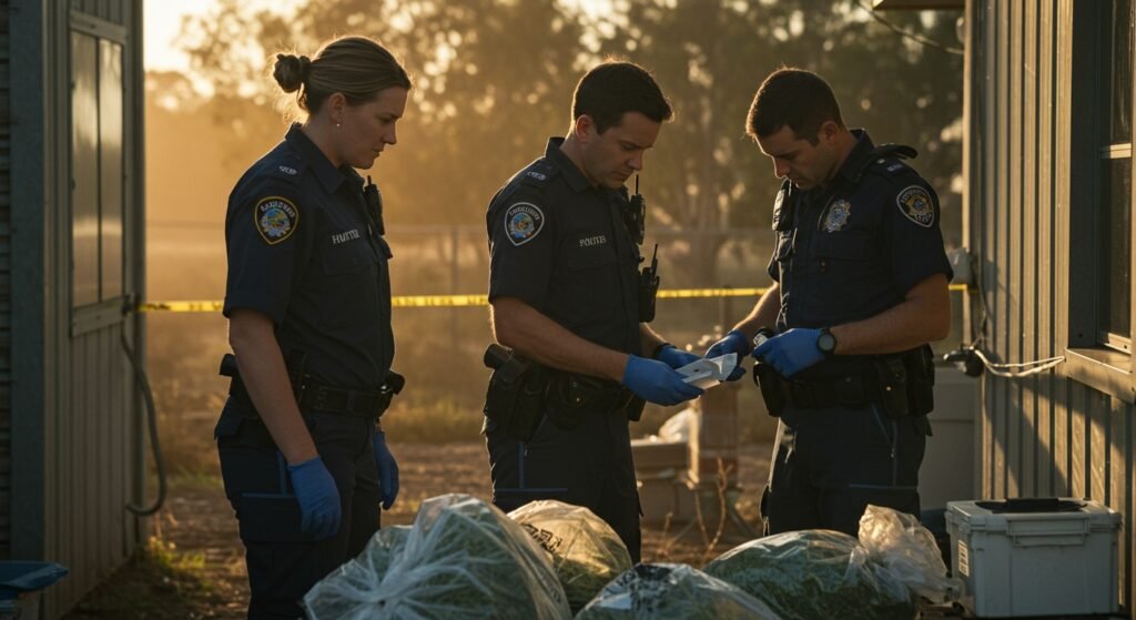 Hunter Valley Police Seize Estimated $10,000 Cannabis Haul in Baerami Property Raid