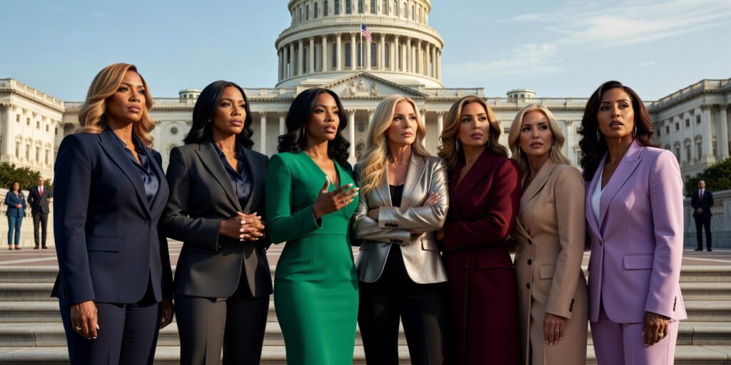 Real Housewives stars gather on Capitol Hill to advocate for HIV/AIDS funding and PrEP access.