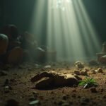 Cinematic wide-angle shot of an empty, modern cannabis cultivation facility in Colorado, symbolizing the economic downturn and exit of PharmaCann from the market.